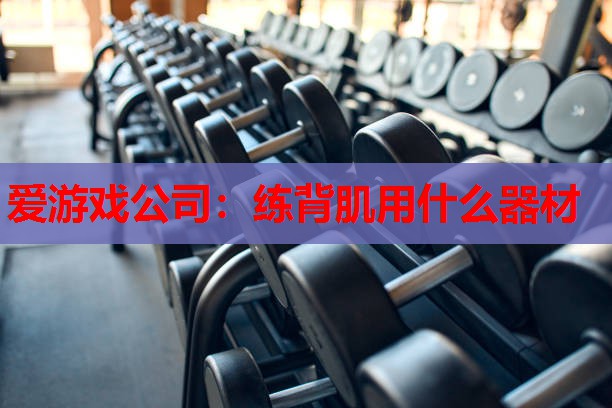练背肌用什么器材 练背肌用什么器材