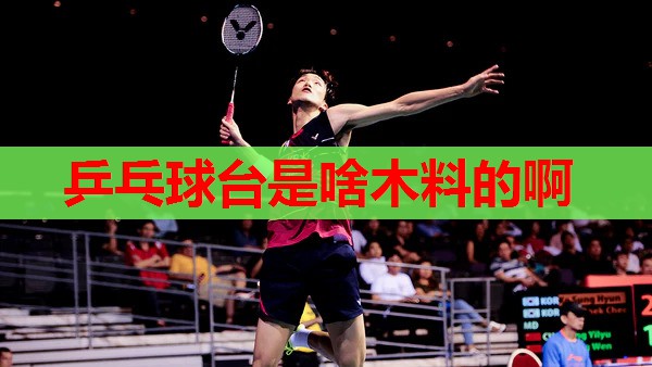 乒乓球台是啥木料的啊 乒乓球台是啥木料的啊